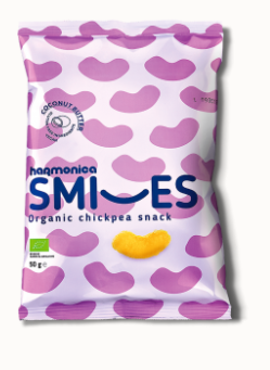 HARMONICA Smiles Organic Chickpea Snack With Coconut Butter, 50g