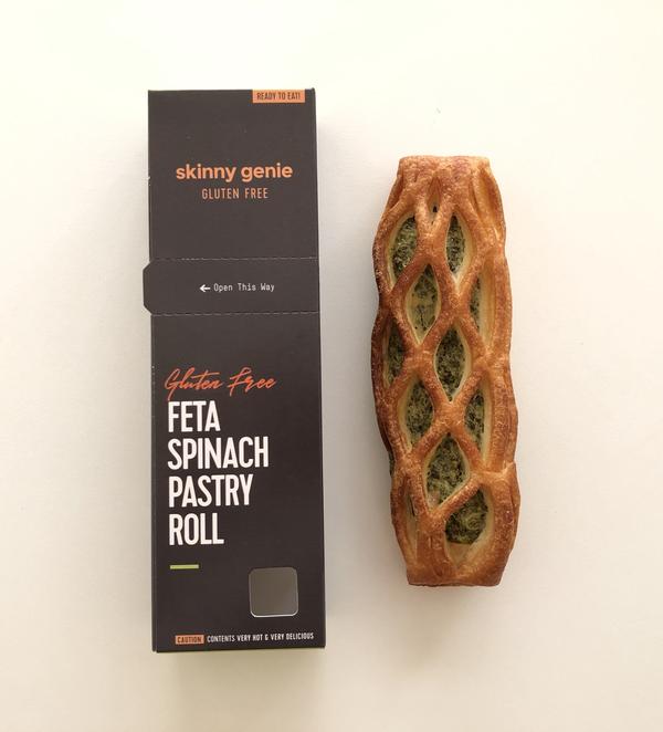 SKINNY GENIE Feta Spinach Pastry Roll, 100g