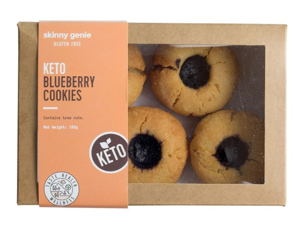 SKINNY GENIE Keto Blueberry Cookies, 45g