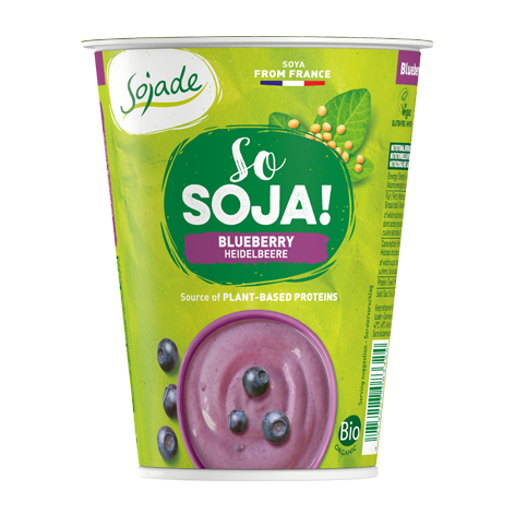 SOJADE Blueberry Soya Yogurt - Yogurt Alternative, 400g