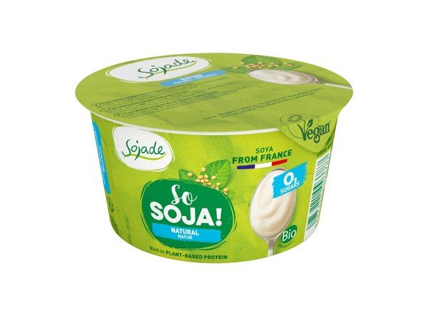 SOJADE Organic Soya Dessert Natural, 150g - Organic, Vegan, Non GMO