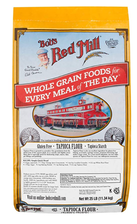 BOB'S RED MILL Tapioca Flour Starch Bulk Pack | 11.34Kg