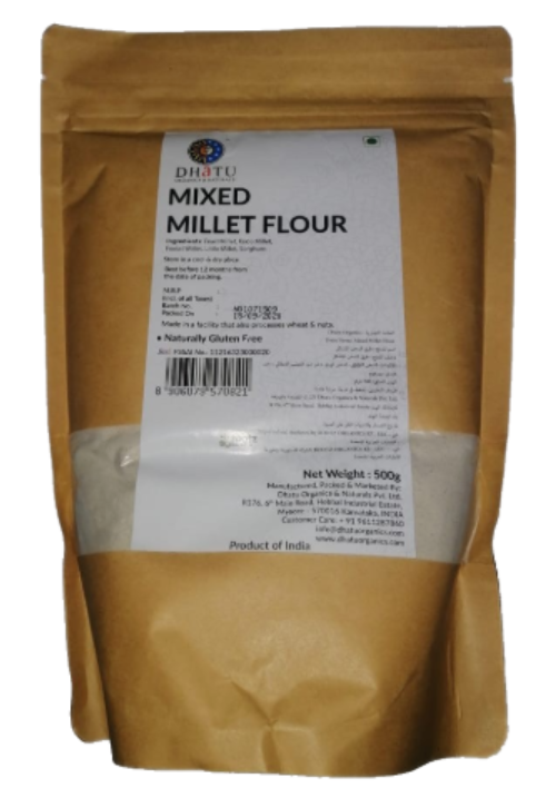 DHATU Mix Millet Flour, 500g