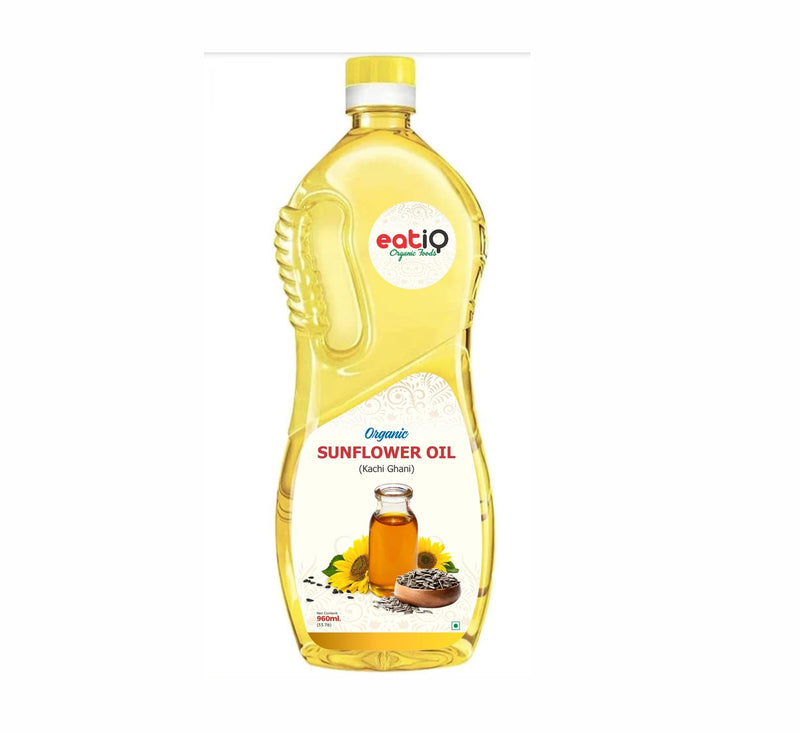 EATIQ ORGANIC FOODS Organic Sunflower Oil, 1Ltr