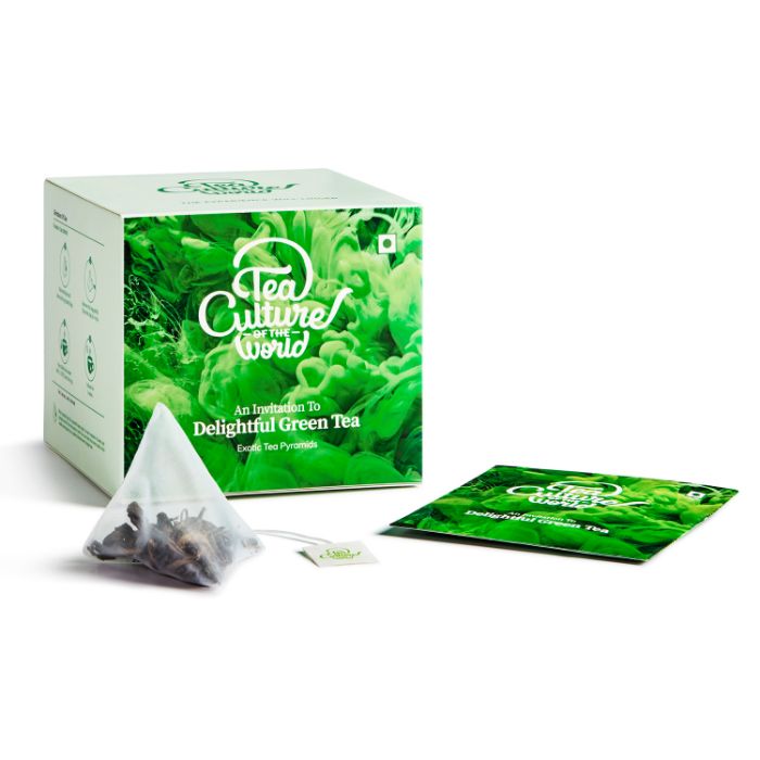 TEA CULTURE OF THE WORLD Delightful Green Tea (Pack Of 16), 32g