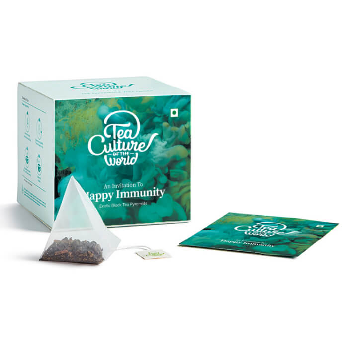 TEA CULTURE OF THE WORLD Happy Immunity Tea (Pack Of 16), 32g