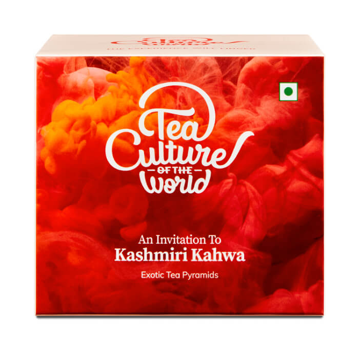TEA CULTURE OF THE WORLD Kashmiri Kahwa Tea (Pack Of 16), 32g