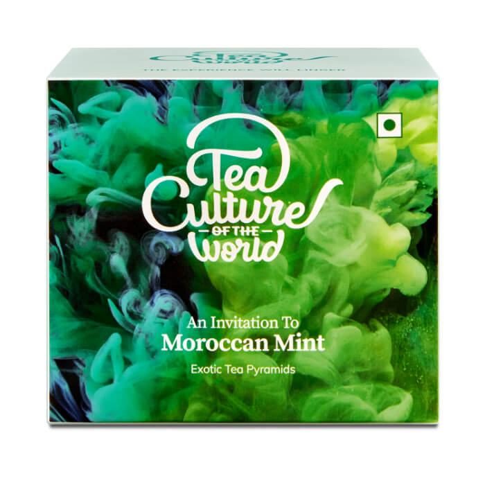 TEA CULTURE OF THE WORLD Moroccan Mint Tea (Pack Of 16), 32g