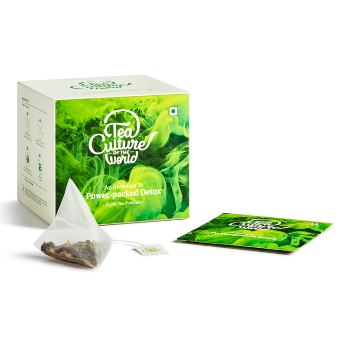TEA CULTURE OF THE WORLD Power Packed Detox Tea (Pack Of 16), 32g