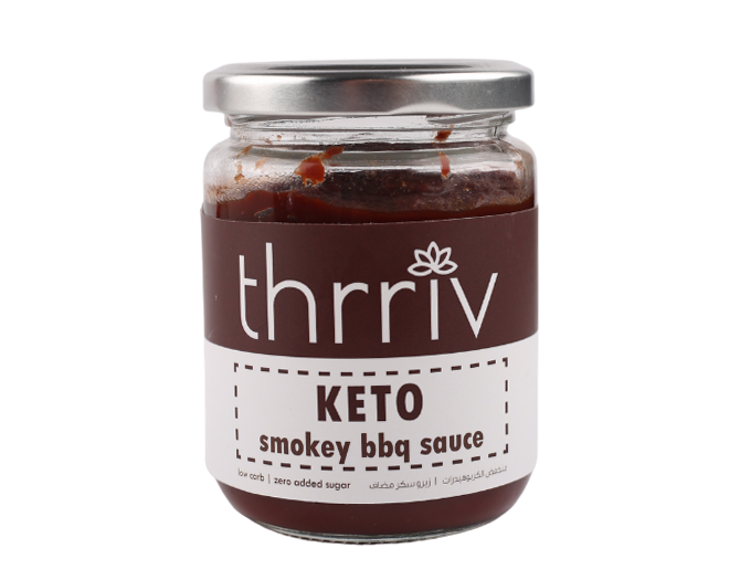 THRRIV Keto Smokey BBQ Ketchup, 100g