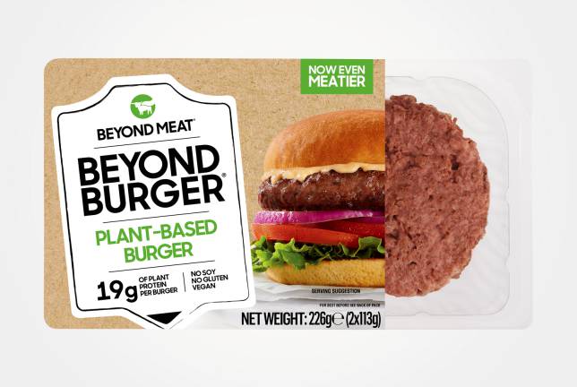 BEYOND MEAT Burger Patties Vegan Plant Based, 226g - Pack of 2
