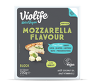 VIOLIFE Mozzarella Flavour Cheese Block, 200g - Vegan