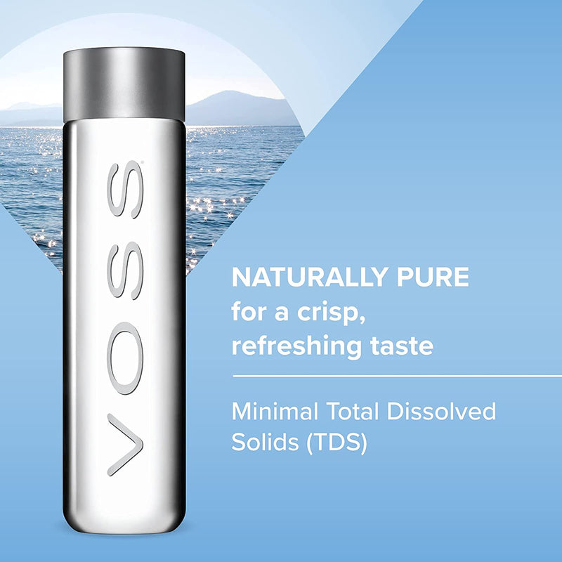 VOSS Artesian Still Water, 850ml - Case of 12 Plastic Bottles
