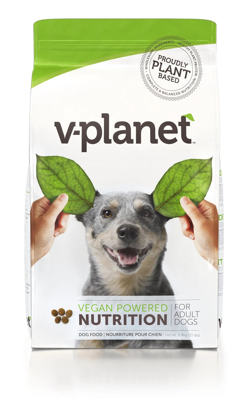 V PLANET Regular Kibble for Medium & Large Breeds, 6.8Kg - Vegan Dog Food