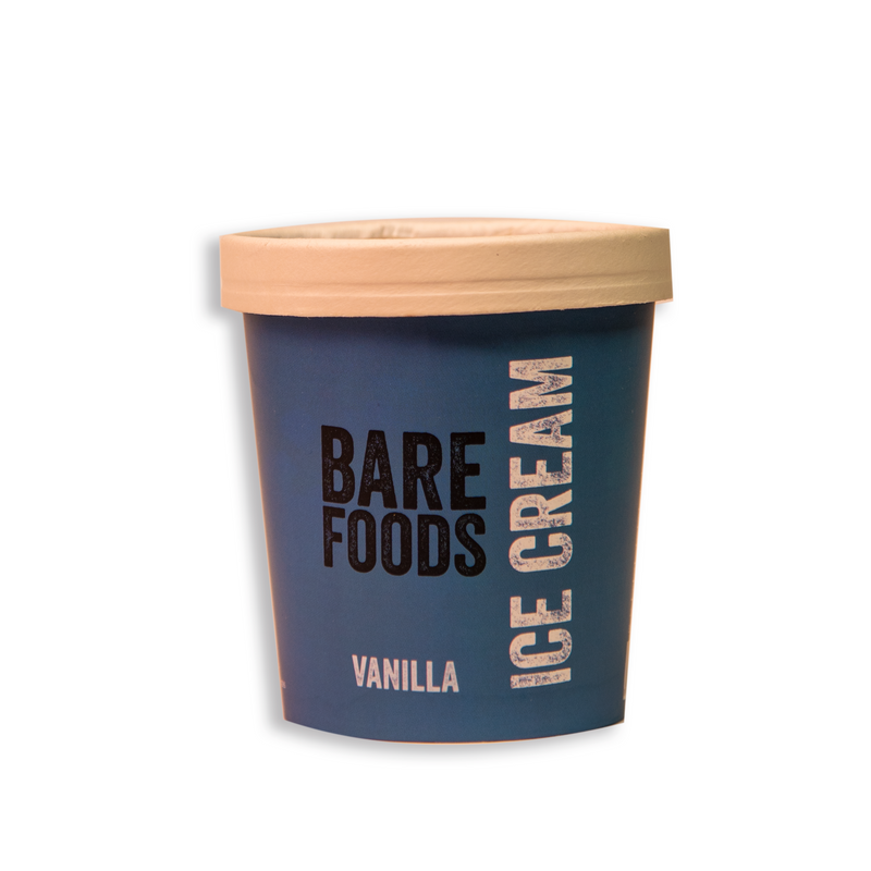 BARE FOODS Vanilla Vegan Ice Cream, 500ml