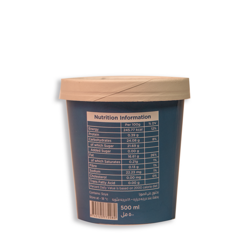 BARE FOODS Vanilla Vegan Ice Cream, 500ml