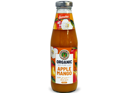 ORGANIC LARDER 100% Pure Juice Apple Mango Shot, 500ml