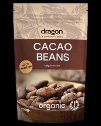DRAGON SUPERFOODS Cacao Beans Criollo Raw, 200g