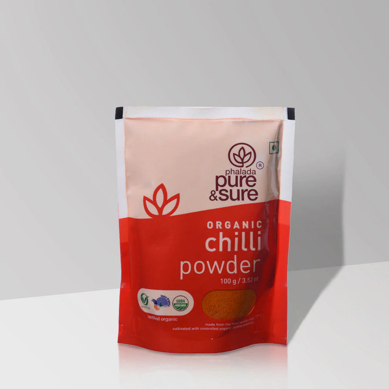 PURE & SURE Organic Chilli Powder, 100g