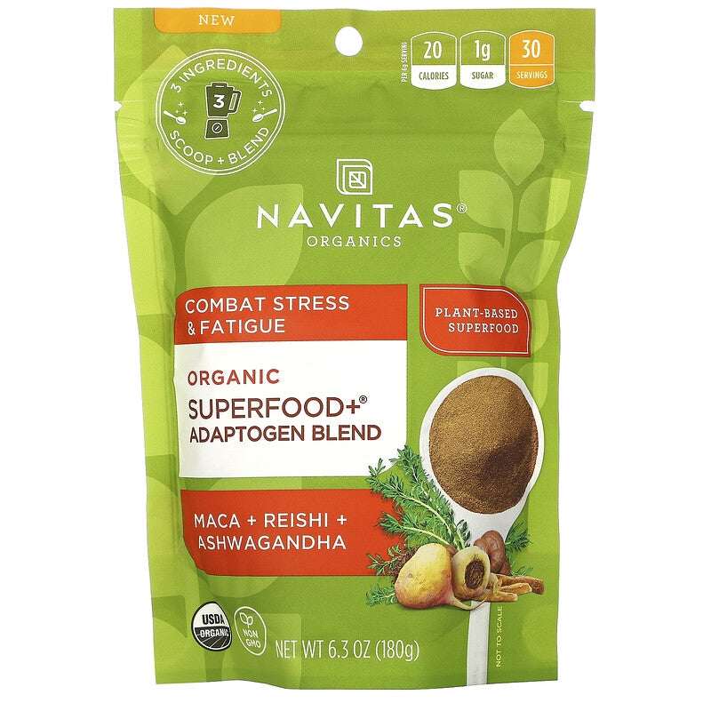 NAVITAS ORGANICS Superfood+ Adaptogen Blend, 180g