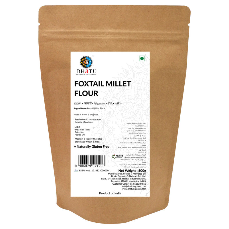 DHATU Foxtail Millet Flour, 500g