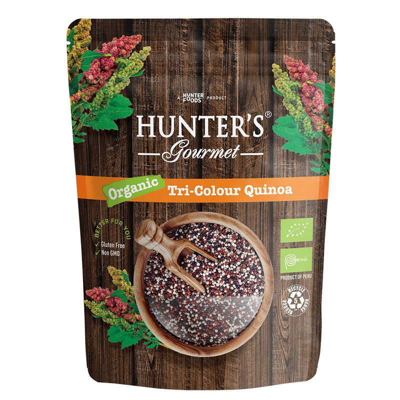 HUNTER'S GOURMET Organic Tri - Colour Quinoa, 300g