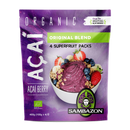SAMBAZON Organic Original Blend Acai Smoothie, 4 x 100g