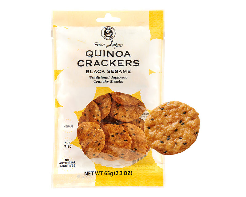 MUSO Qunioa Crakers With Black Sesame, 65g