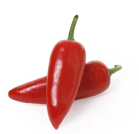 FRESH Jalapeno Chillies (Red), 2 Pcs